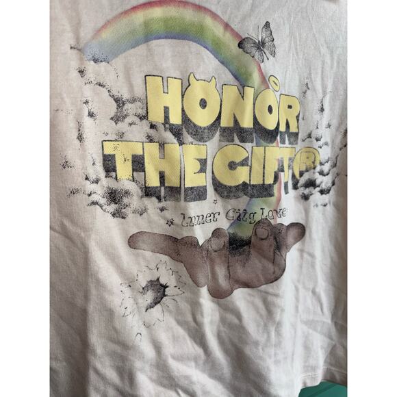 Honor The Gift size 12 Palm T-Shirt in color Stone - Picture 4 of 8
